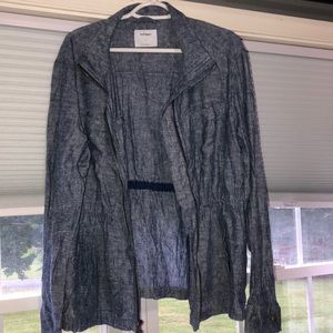 Womens denim utility jacket